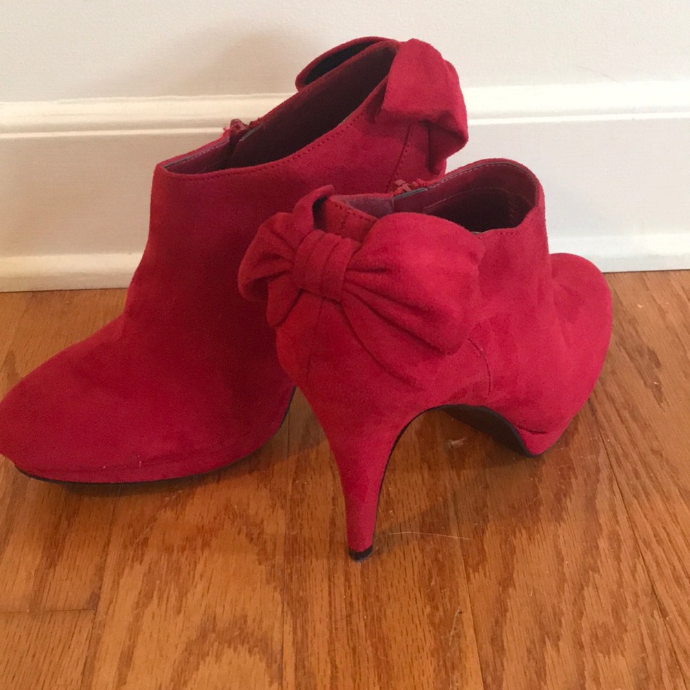 Red Booties - Picture 2 of 2